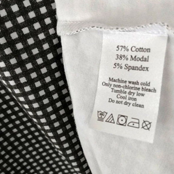 DUFFIELD LANE GINGHAM FIT & FLARE DRESS SIZE SMALL - Picture 9 of 9